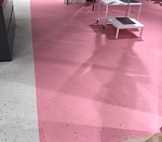 Многоцветное напольное полимерное покрытие в торговом центре "ТЕЛЕГРАФ" (г. Ростов-на-Дону)